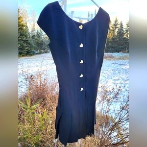 "Heart of Diamonds" LIDA BADAY Pleated Dress